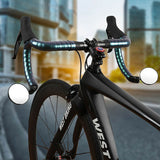 2 PCS Adjustable Handlebar Bike Mirrors – Rearview for Mountain & Road Bikes