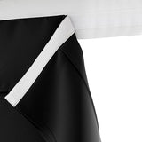 2 Panels Door Curtains Self-Adhesive Blackout Window Door Curtain Privacy Thermal Insulated Curtain Black