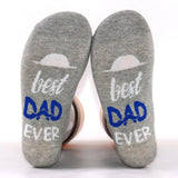 2 Pairs of Socks for Dad Funny Socks for Father's Day Dad Novelty Socks