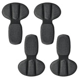 2 Pairs of Back of Heel Cushion Pads Mesh Adhesive Heel Grips Inserts Heel Protectors Black