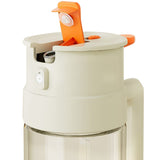 2-in-1 650ml Olive Oil Sprayer & Dispenser Bottle for Cooking Baking BBQ Beige