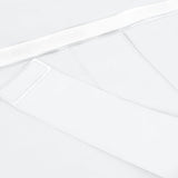 2 Panels Door Curtains Self-Adhesive Blackout Window Door Curtain Privacy Thermal Insulated Curtain White