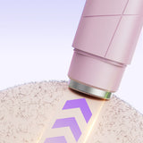 2 in 1 Women Electric Shaver Dual Head Bikini Trimmer Body Hair Trimmer Facial Hair Remover (Pink)