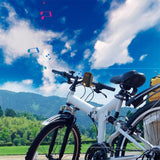 2-in-1 Bluetooth Speaker with Bracket Travel, Stereo Speaker for Bicycle Motorcycle Black