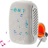 2-in-1 Bluetooth Speaker with Bracket Travel, Stereo Speaker for Bicycle Motorcycle Grey