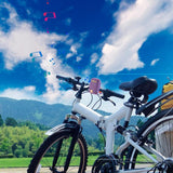 2-in-1 Bluetooth Speaker with Bracket Travel, Stereo Speaker for Bicycle Motorcycle Purple