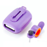 2-in-1 Bluetooth Speaker with Bracket Travel, Stereo Speaker for Bicycle Motorcycle Purple