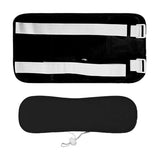 2 Pieces Castor Oil Pack Kit Compress Reusable Castor Oil Wrap for Waist and Neck Black