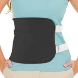 2 Pieces Castor Oil Pack Kit Compress Reusable Castor Oil Wrap for Waist and Neck Black