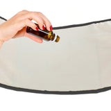 2 Pieces Castor Oil Pack Kit Compress Reusable Castor Oil Wrap for Waist and Neck Black