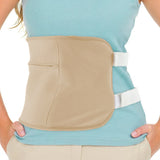 2 Pieces Castor Oil Pack Kit Compress Reusable Castor Oil Wrap for Waist and Neck Khaki