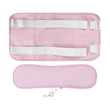 2 Pieces Castor Oil Pack Kit Compress Reusable Castor Oil Wrap for Waist and Neck Pink