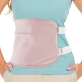 2 Pieces Castor Oil Pack Kit Compress Reusable Castor Oil Wrap for Waist and Neck Pink