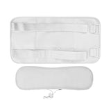 2 Pieces Castor Oil Pack Kit Compress Reusable Castor Oil Wrap for Waist and Neck White