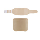 2 Pieces Castor Oil Wrap Pack Kit Reusable Compress Castor Oil Wrap for Waist and Neck Khaki