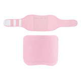 2 Pieces Castor Oil Wrap Pack Kit Reusable Compress Castor Oil Wrap for Waist and Neck Pink