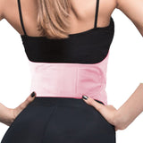 2 Pieces Castor Oil Wrap Pack Kit Reusable Compress Castor Oil Wrap for Waist and Neck Pink