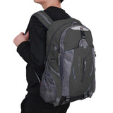 Water-resistant Hiking Backpack Travel Camping Outdoor Bag for Men and Women Black