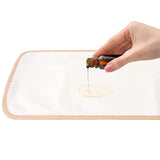 2 Pieces Castor Oil Pack Kit Reusable Castor Oil Compress Wrap for Waist and Neck Nude