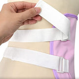 2 Pieces Castor Oil Pack Kit Reusable Castor Oil Compress Wrap for Waist and Neck Purple
