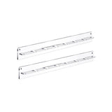 2 Pcs Eyeglasses Storage Rack Punch-free Wall Mounted Acrylic Sunglasses Holder Display Stand Transparent