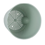 Set of 6Pcs Self Watering Planters Nursery Plant Pots Plastic Flower Pots with Drainage Hole for Indoor Outdoor Plants Green