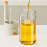 2-in-1 650ml Olive Oil Sprayer & Dispenser Bottle for Cooking Baking BBQ Beige