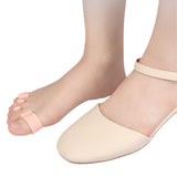 2 Pairs Five-Hole Toe Separators – Bunion Corrector Pads for Foot Alignment & Relief  Nude
