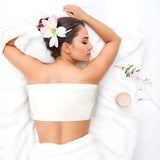 2 Pcs Castor Oil Wrap Pads Reusable Castor Oil Compress Cloths for Abdomen Back Joint