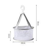 Hanging Mini Mesh Drying Rack Basket Light Grey