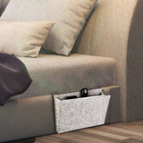 Bedside Storage Organizer for Glasses Earphone Cellphone Remotes Light Gray