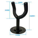 2 Pcs Wall Mount Guitar Hanger Guitar Holder Rack Instrument Display Bracket Round
