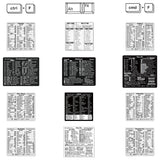 2 Set 30Pcs Laptop Keyboard Shortcuts Stickers DIY Phone Shortcuts Decals