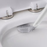 2 Pcs Toilet Brush Long-Handled Golf Toilet Brush Wall-Mounted Toilet Brush White
