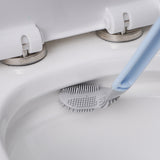 2 Pcs Toilet Brush Long-Handled Golf Toilet Brush Wall-Mounted Toilet Brush Blue
