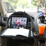 Portable Car Steering Wheel Seat Tray Car Computer Laptop Stand