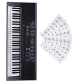 2 Sets Removable Piano Keyboard Stickers For 61/88 KEY