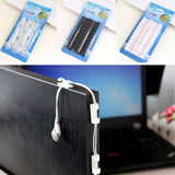 2 Set of Self-Adhesive Cable Clips Durable Cable Organizer Wire Holder Practical Wire Clamp Telephone Line Clamp