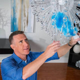 Electric Dust Cleaner Spin Feather Duster Brush