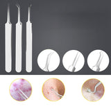 10 Pcs Black Head Remover Pimple Popper Tool Kit Silver