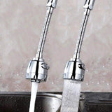 2 Mode Kitchen Sink 360 Flexible Extension Hose Faucet Sprayer Attachment Nozzle