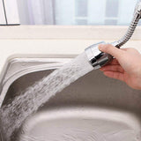 2 Mode Kitchen Sink 360 Flexible Extension Hose Faucet Sprayer Attachment Nozzle