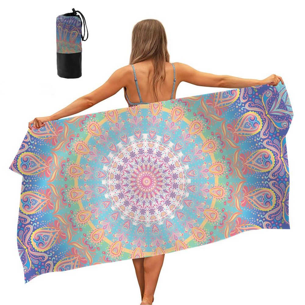 Sleepwish 3D Lion Hooded Beach Towel - Galaxy Print Kids & Adult Hooded Towel For Pool & Beach - View #12