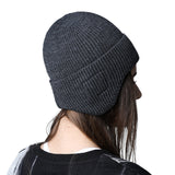 Bluetooth Beanie Hat with Wireless Stereo Headphone Dark Grey