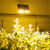 Motion Sensor Solar Lights Wall Lamp Garden Yard Light Outdoor Decor-Warm Light