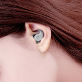 2 Pairs of Sleep Noise Reduction Ear Plugs Reusable Silicone Sleeping Snoring Ear Plugs-Style 2