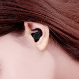 2 Pairs of Sleep Noise Reduction Ear Plugs Reusable Silicone Sleeping Snoring Ear Plugs-Style 2