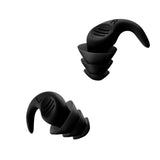 2 Pairs of Sleep Noise Reduction Ear Plugs Reusable Silicone Sleeping Snoring Ear Plugs-Style 2