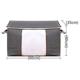 4Pk Clothes Storage Bags Quilt Organizers with Reinforced Handle