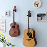2 Pcs Wall Mount Guitar Hanger Guitar Holder Rack Instrument Display Bracket Rectangle